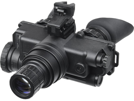 AGM Global Vision Wolf-7 PRO NL1 Night Vision Goggles Black 1x 27mm Gen 2+ Level 1 45-54 lp/mm Green Filter