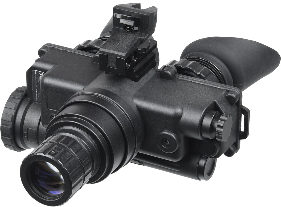 AGM Global Vision Wolf-7 PRO NW1 Night Vision Goggles Black 1x 27mm Gen 2+ Level 1 45-54 lp/mm White Filter
