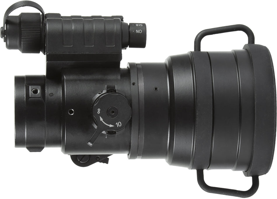 AGM Global Vision Comanche-22 3AW1 Night Vision Clip-On Rifle Scope 1x80mm Gen 3 White Phosphor Auto-Gated Black