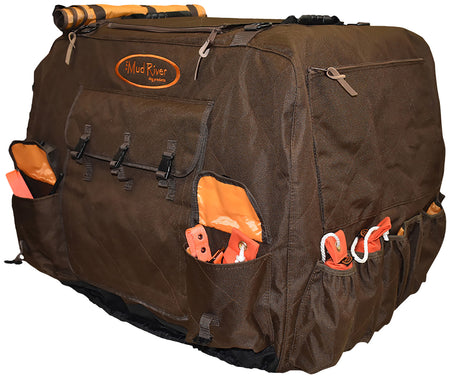 Mud River MRM1414 Dixie Insulated Kennel Cover Brown Polyester Medium 32x23x25