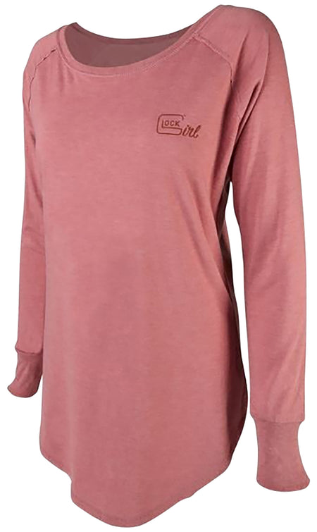 Glock Girl Confidence Blush Long Sleeve Tunic Large