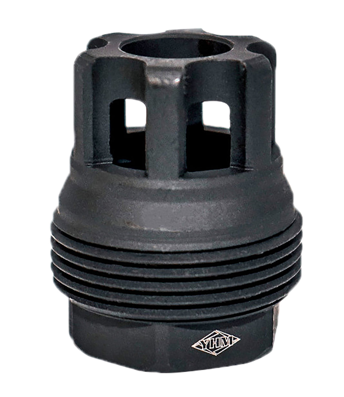 Yankee Hill 4401MB24 sRx QD Mini Muzzle Brake Black Phosphate Steel 5/8"-24 tpi 9mm 1.10" OAL for sRx Adapters