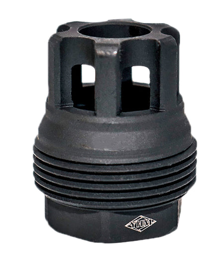 Yankee Hill 4401MB24 sRx QD Mini Muzzle Brake Black Phosphate Steel 5/8"-24 tpi 9mm 1.10" OAL for sRx Adapters