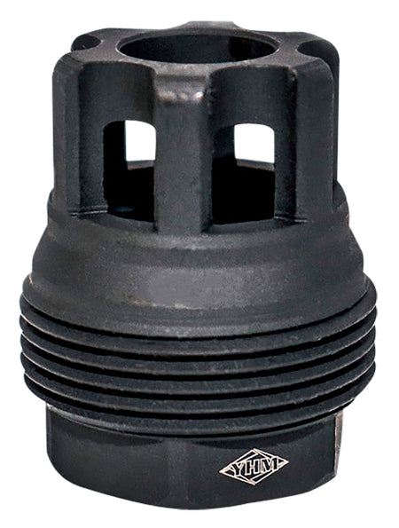 Yankee Hill 4401MB28 sRx QD Mini Muzzle Brake Black Phosphate Steel 1/2"-28 tpi 9mm 1.10" OAL for sRx Adapters