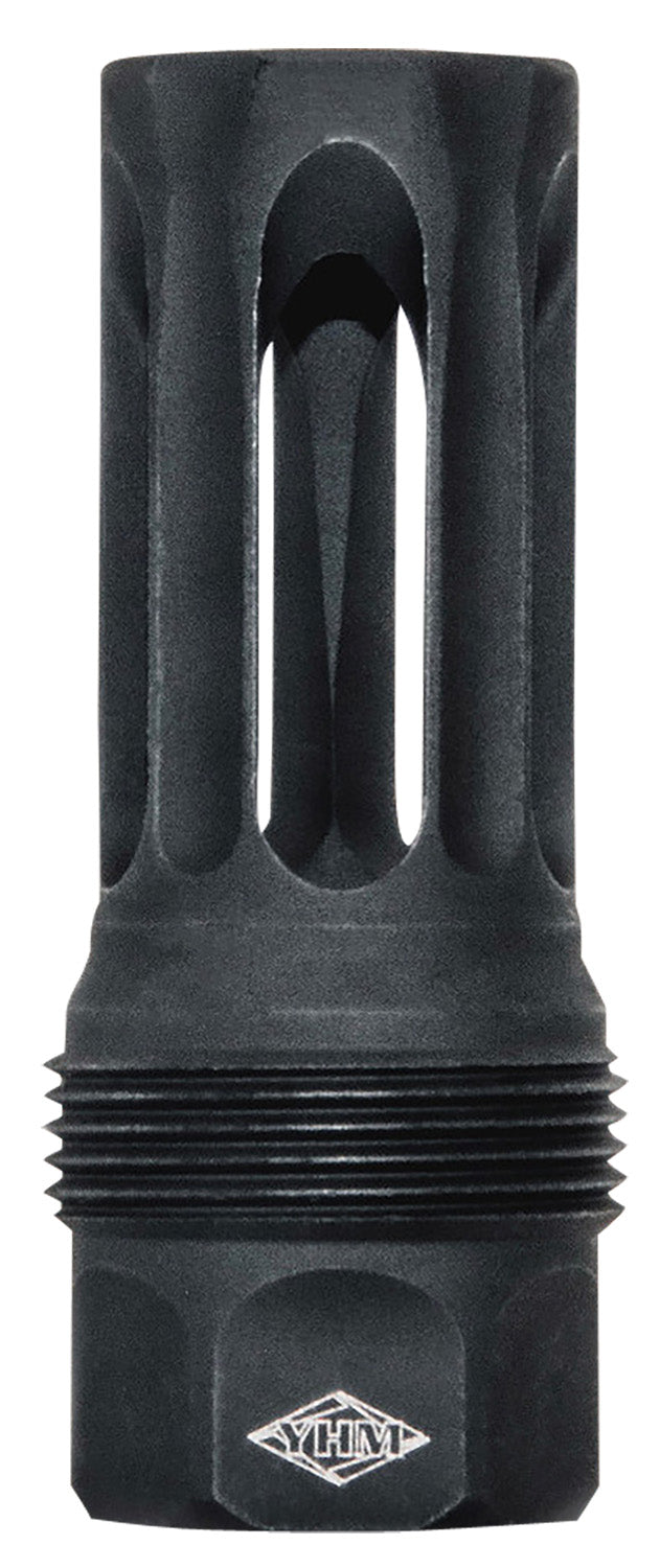 Yankee Hill 440524 sRx Q.D. Flash Hider Long Black Phosphate Steel 5/8"-24 tpi 9mm 2.30" OAL for sRx Adapters