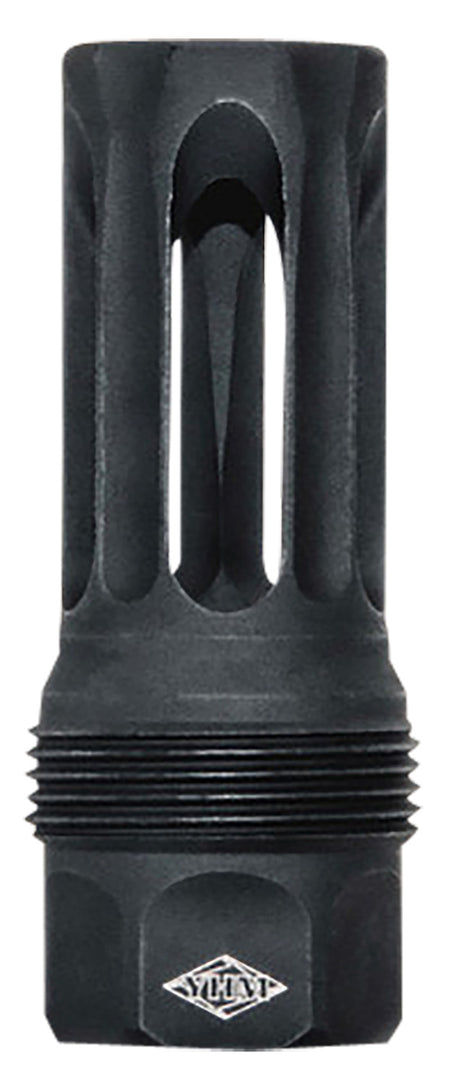 Yankee Hill 440528 sRx Q.D. Flash Hider Long Black Phosphate Steel 1/2"-28 tpi 9mm 2.30" OAL for sRx Adapters