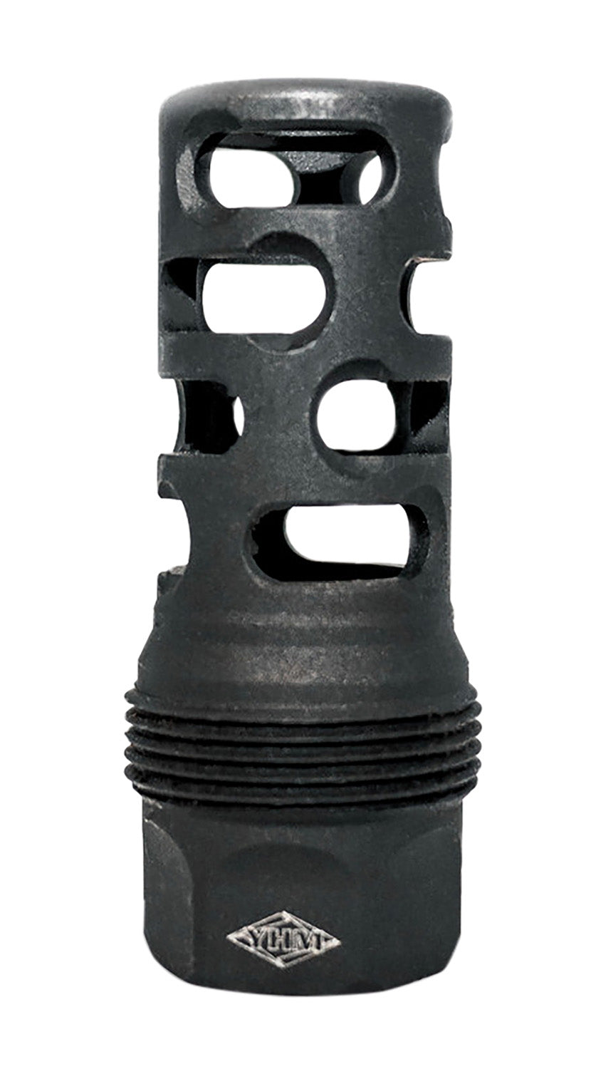 Yankee Hill 4405MB28 sRx Q.D. Muzzle Brake Long Black Phosphate Steel 1/2"-28 tpi 9mm 2.30" OAL for sRx Adapters