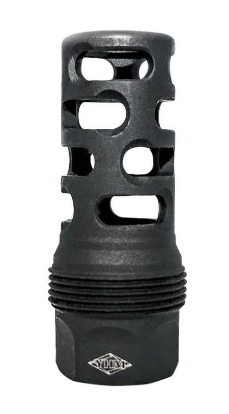 Yankee Hill 4405MB28 sRx Q.D. Muzzle Brake Long Black Phosphate Steel 1/2"-28 tpi 9mm 2.30" OAL for sRx Adapters