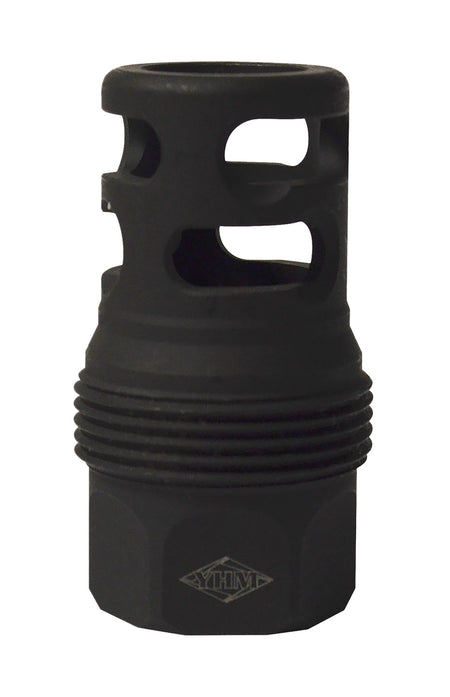 Yankee Hill 4445MB24 sRx Q.D. Muzzle Brake Short Black Phosphate Steel 5/8"-24 tpi for sRx Adapters