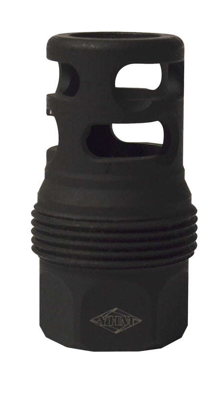 Yankee Hill 4445MB24B sRx Q.D. Muzzle Brake Short Black Phosphate Steel 11/16"-24 tpi for sRx Adapters