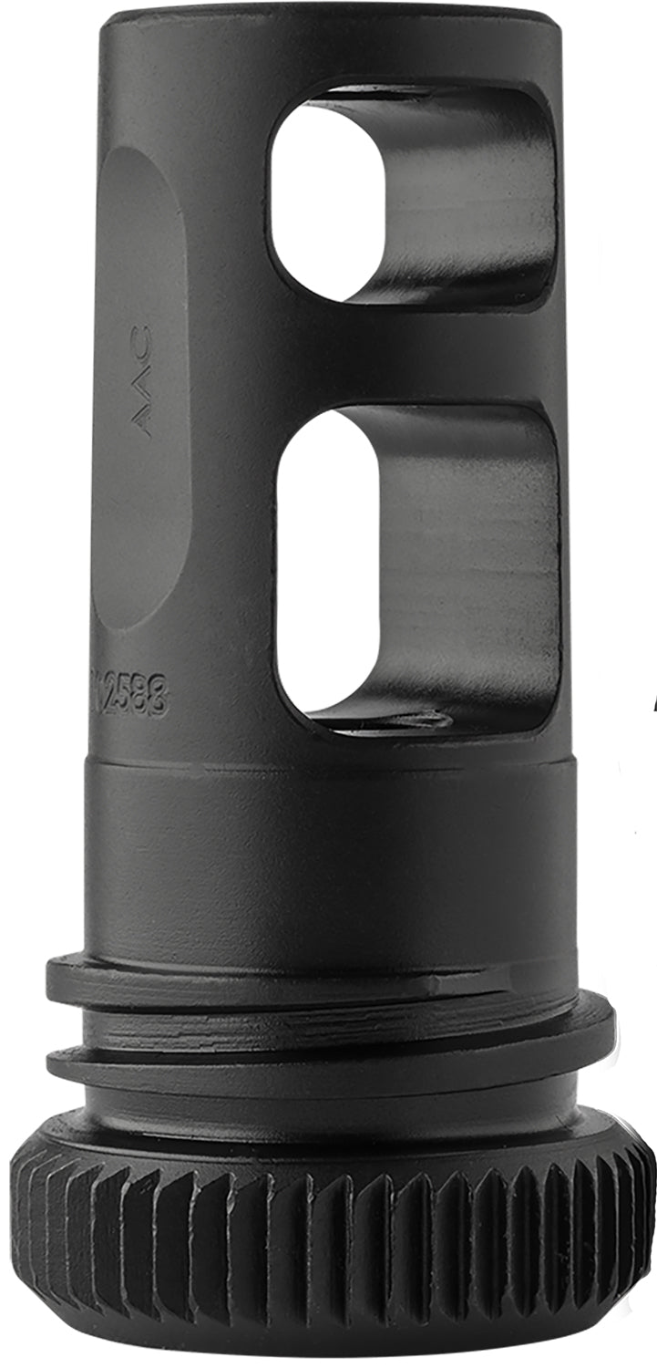 Advanced Armament Company 64132 Blackout Muzzle Brake 22 Cal 1/2"-28 tpi Black Steel for AAC 51T Suppressors