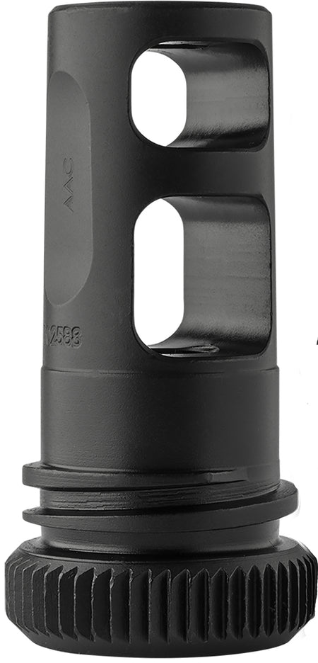 Advanced Armament Company 64132 Blackout Muzzle Brake 22 Cal 1/2"-28 tpi Black Steel for AAC 51T Suppressors