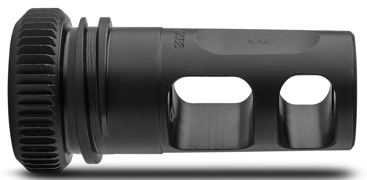 Advanced Armament Company 64178 Blackout Muzzle Brake 30 Cal 5/8"-24 tpi Black Steel for AAC 51T Suppressors