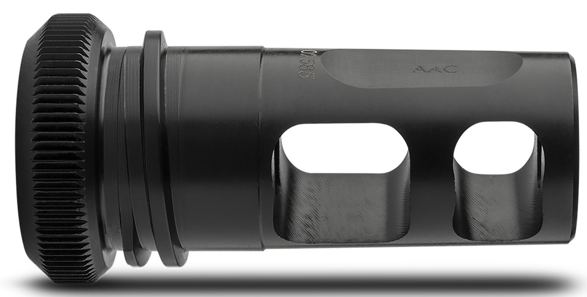Advanced Armament Company 64133 Blackout Muzzle Brake 30 Cal 5/8"-24 tpi Black Steel for AAC MK13-SD Suppressors