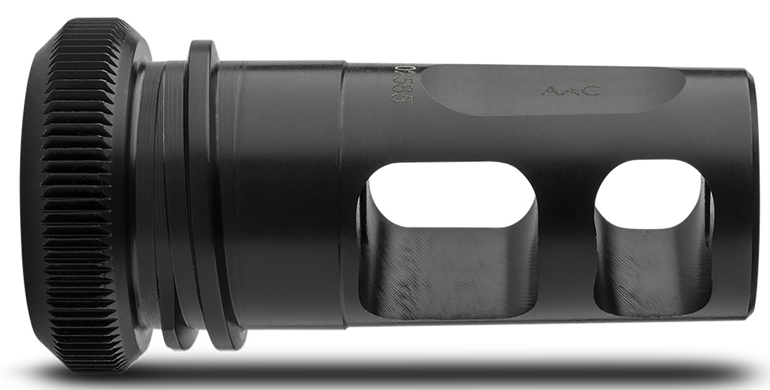 Advanced Armament Company 64133 Blackout Muzzle Brake 30 Cal 5/8"-24 tpi Black Steel for AAC MK13-SD Suppressors