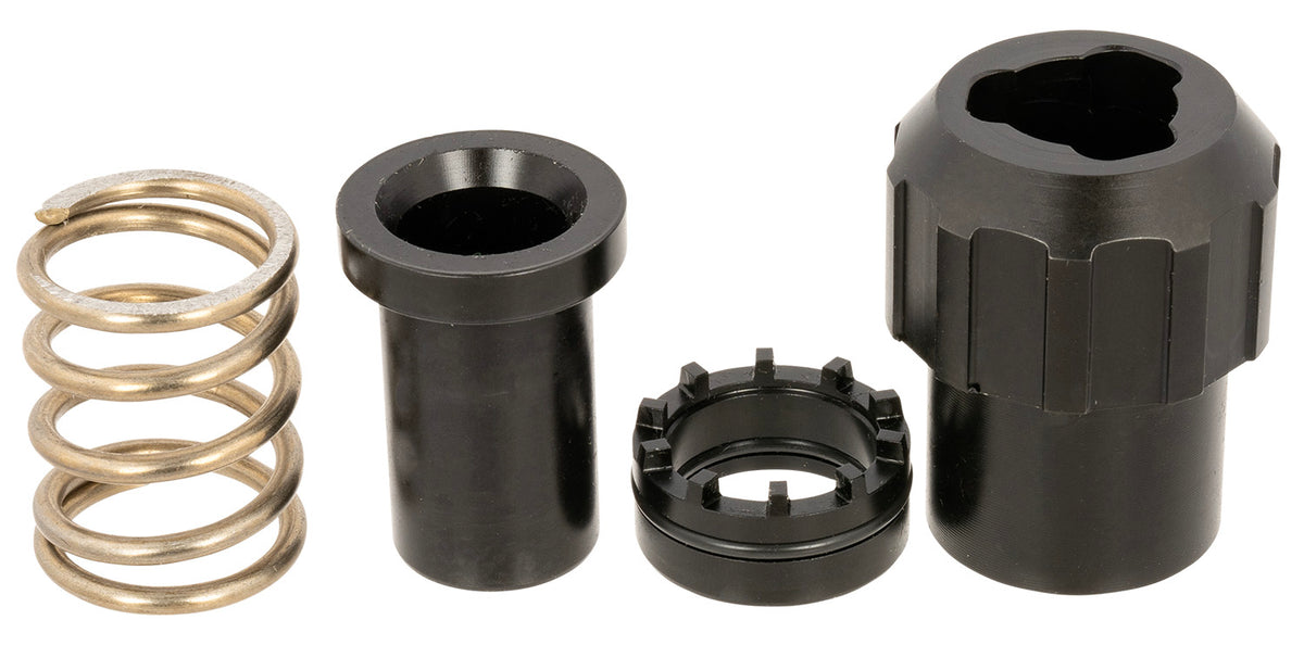 AAC 64254 Triad 3-Lug Adapter 9mm Luger 17-4 Stainless Steel Black