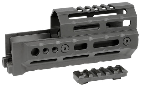 Midwest Industries MIAKALPHA6 AK Alpha Drop-In Aluminum Handguard Black 6" M-LOK 5-Slot Picatinny Rail