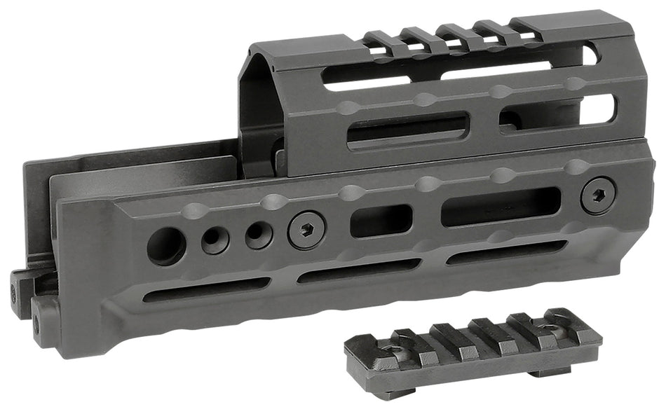 Midwest Industries MIAKALPHA6 AK Alpha Drop-In Aluminum Handguard Black 6" M-LOK 5-Slot Picatinny Rail