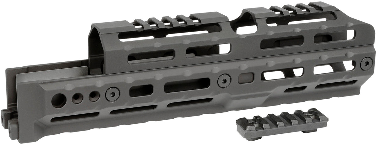 Midwest Industries MIAKALPHA100 Alpha Drop-In Handguard AK-Platform 10" M-LOK Black Hardcoat Anodized Aluminum