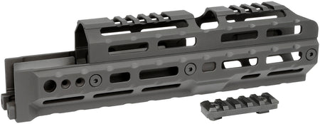 Midwest Industries MIAKALPHA100 Alpha Drop-In Handguard AK-Platform 10" M-LOK Black Hardcoat Anodized Aluminum