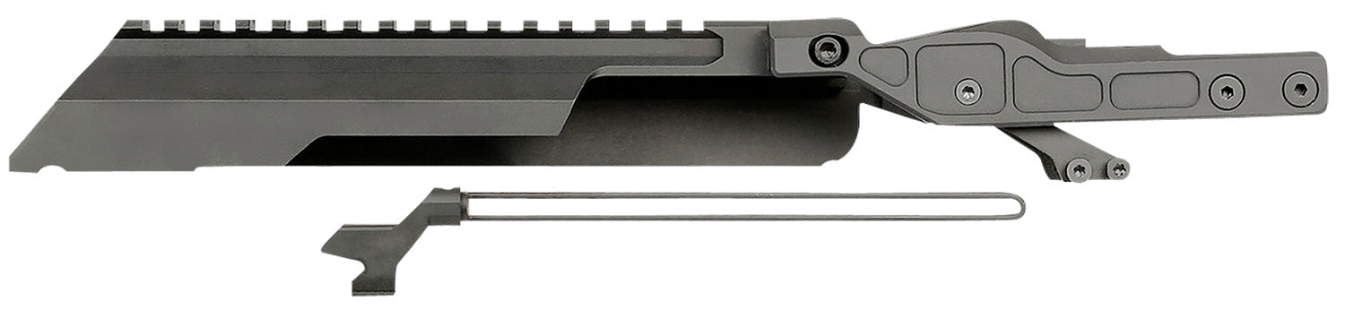 Midwest Industries MIAKALPHARTC AK Alpha Series Railed Top Cover Black Anodized Picatinny Rail