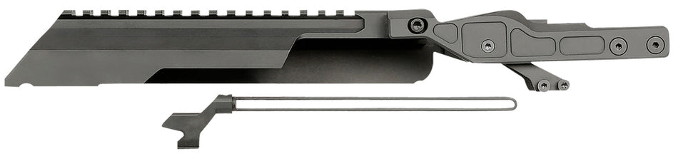 Midwest Industries MIAKALPHARTC AK Alpha Series Railed Top Cover Black Anodized Picatinny Rail