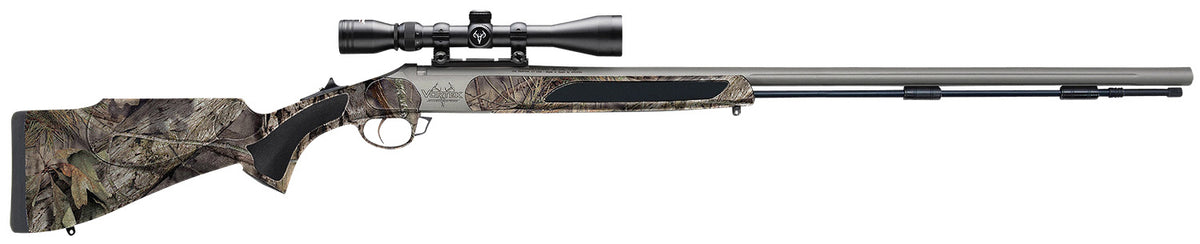 Traditions R5561150616 Vortek StrikerFire 45 Cal 209 Primer 28", Stainless Barrel/Rec, Mossy Oak Break-Up Country Synthetic Furniture, 3-9x40mm Scope
