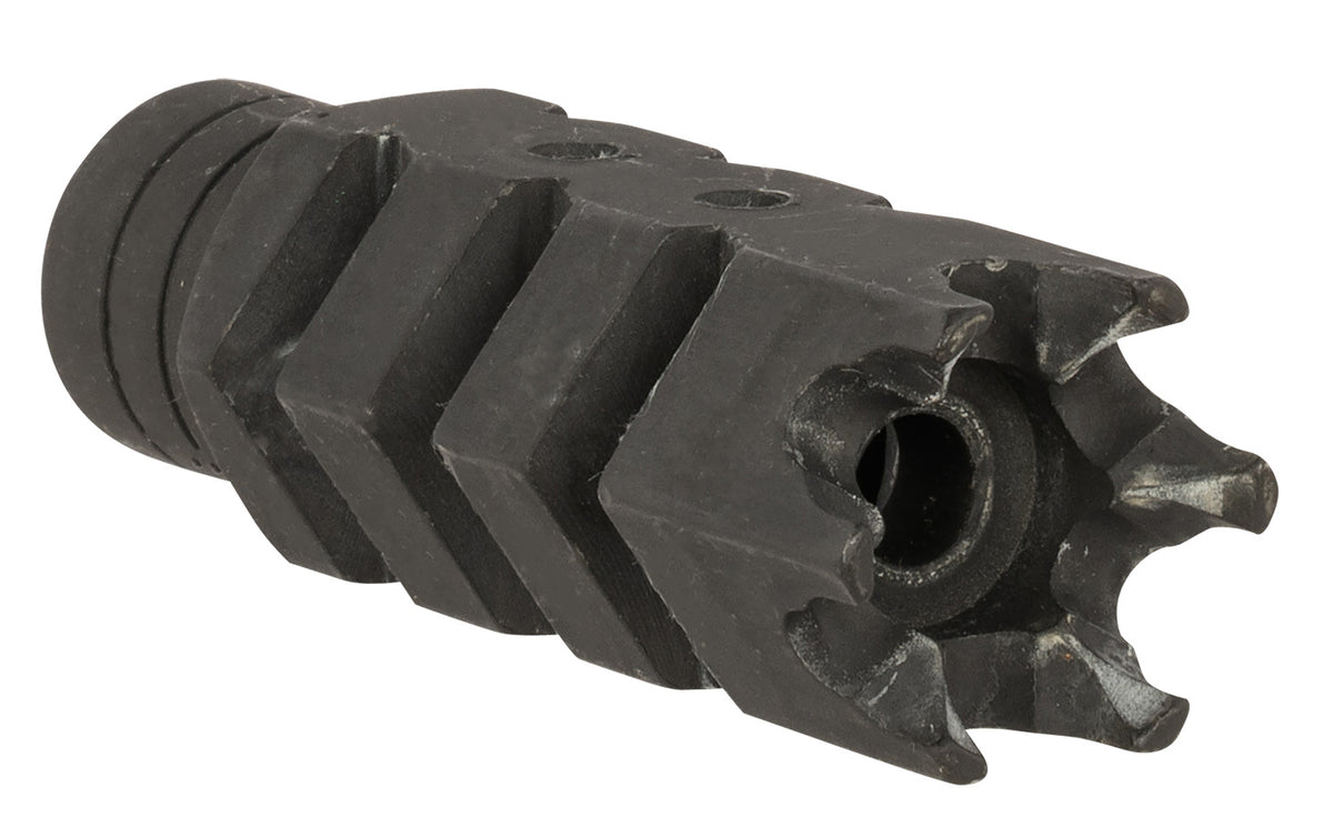 ATI Outdoors A5102251 Shark Muzzle Brake Black Oxide Steel 1/2"-28 tpi for .223/5.56 AR-15