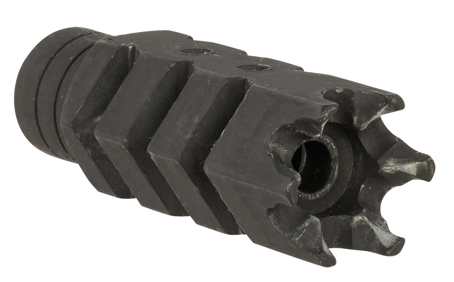 ATI Outdoors A5102251 Shark Muzzle Brake Black Oxide Steel 1/2"-28 tpi for .223/5.56 AR-15