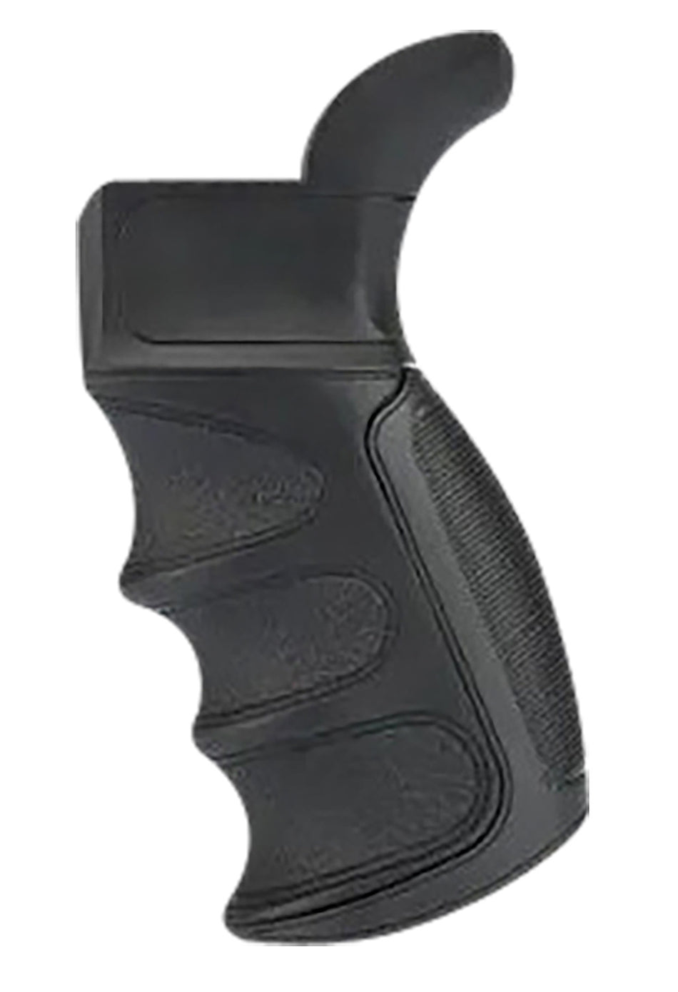 ATI Outdoors A5102347 X1 Recoil Reducing Pistol Grip Black Suregrip Rubber Finger Grooves AR Platform
