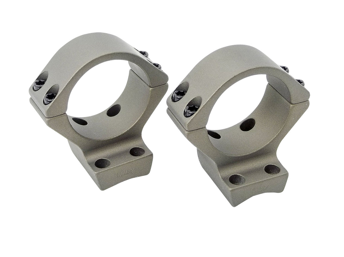 Talley SB930735 One-Piece Scope Mount/Ring Combo Smoked Bronze Cerakote 1" Tube Browning X-Bolt Low Rings