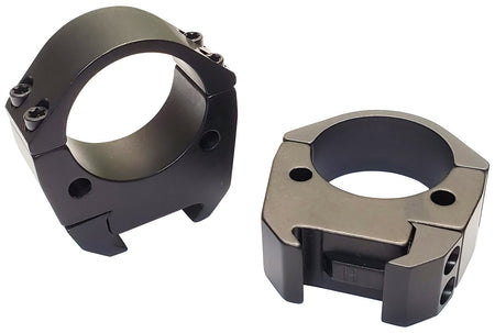 Talley TMS35M Modern Sporting 35mm Medium Scope Rings Black Anodized Picatinny Rail 0 MOA
