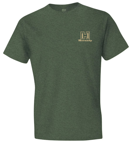 Hornady Logo Stamp T-Shirt Military Green Short Sleeve Large