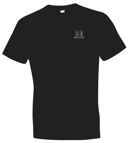 Hornady 30123 Fueled By Hornady Black Cotton T-Shirt Large