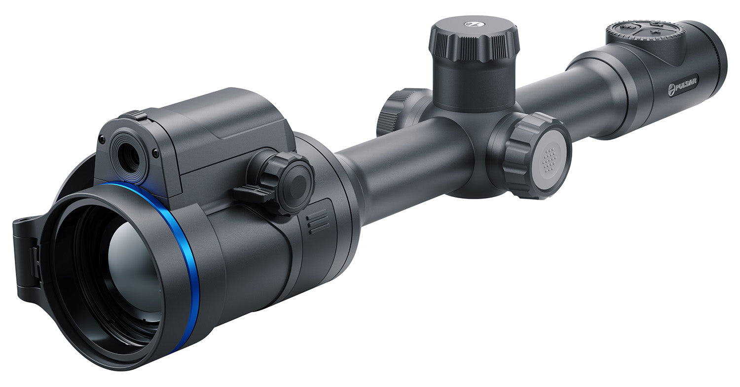 Pulsar PL76572 Thermion Duo DXP55 Thermal Rifle Scope Black Anodized 2-16x 50mm Thermal and 4-32x 35mm Digital Multi Reticle 640x480 50Hz