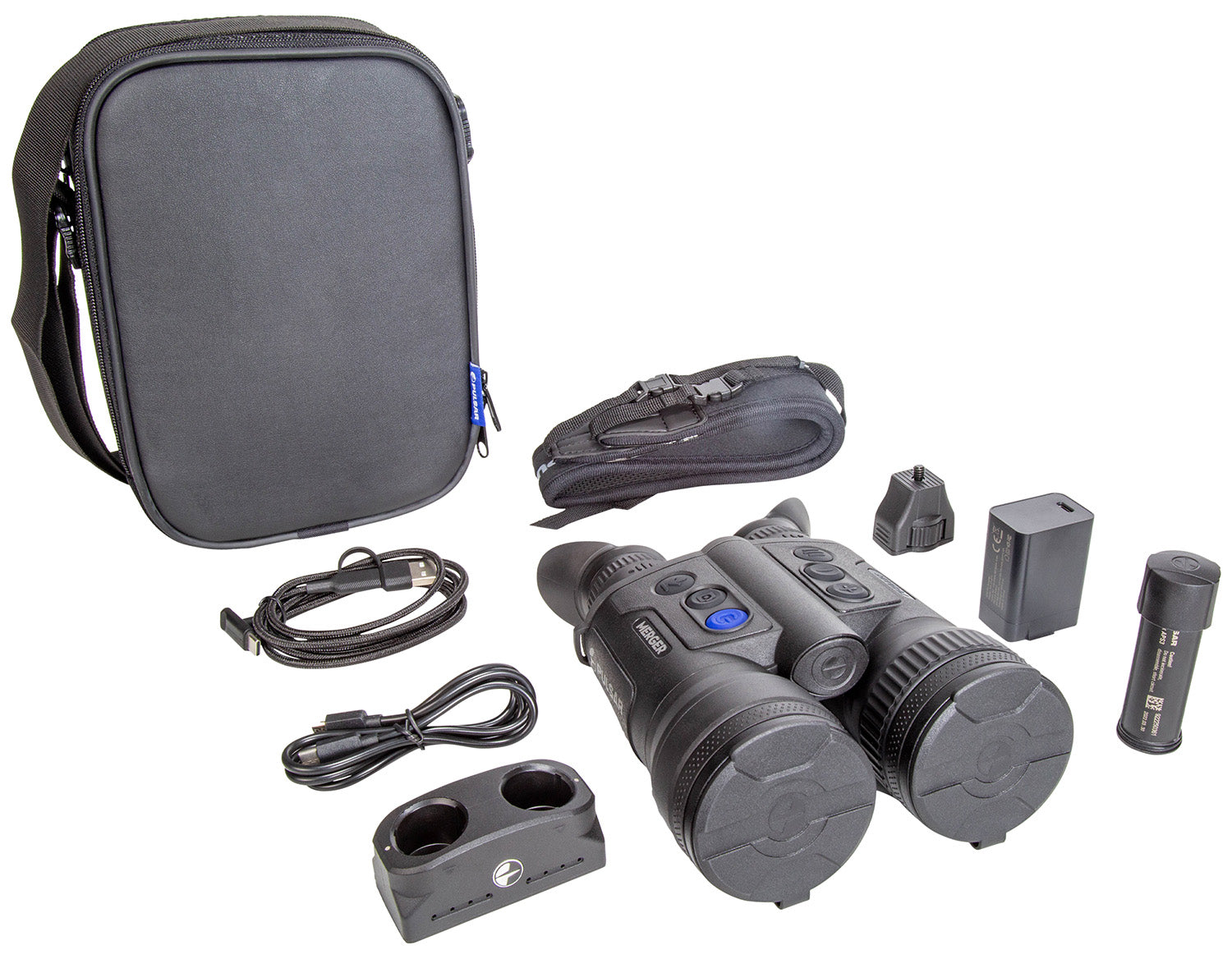 Pulsar PL77481 Merger LRF XL50 Thermal Binocular Black 2.5-20x 50mm with Laser Rangefinder