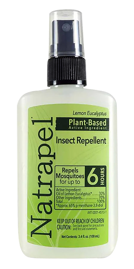 Natrapel 00066862 Lemon Eucalyptus Insect Repellent 3.40 oz Pump Bottle Up to 6 hrs Protection