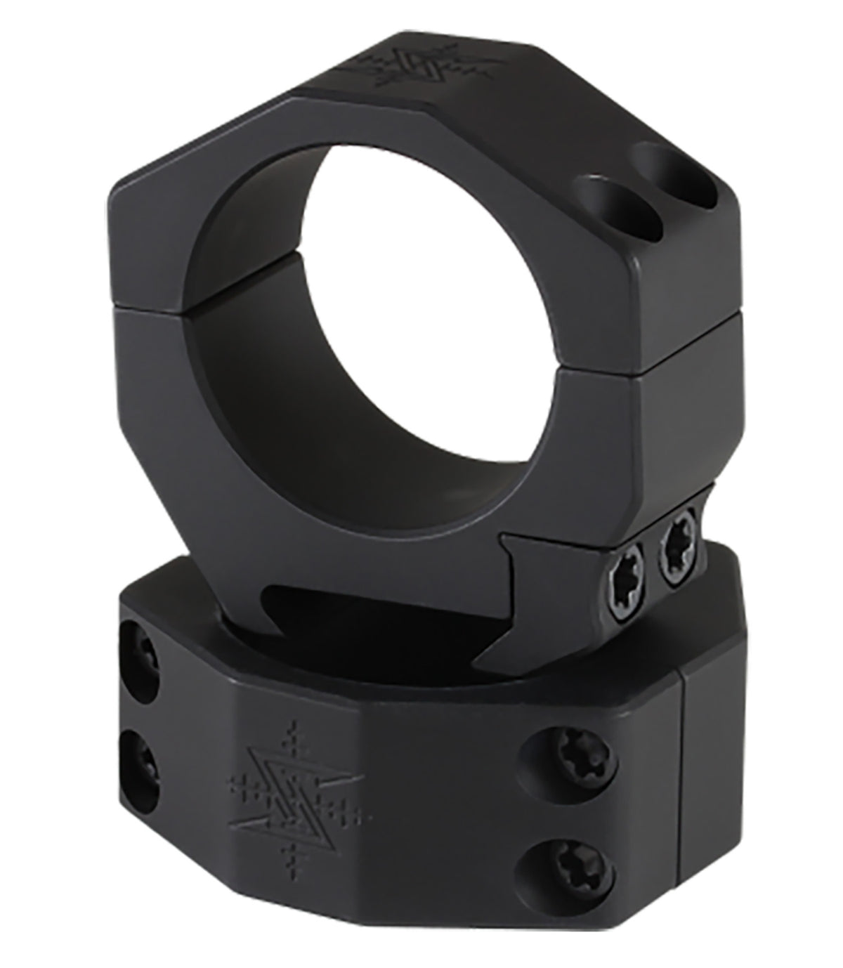 Seekins Precision 0010630012 34mm AR High Scope Rings Matte Black