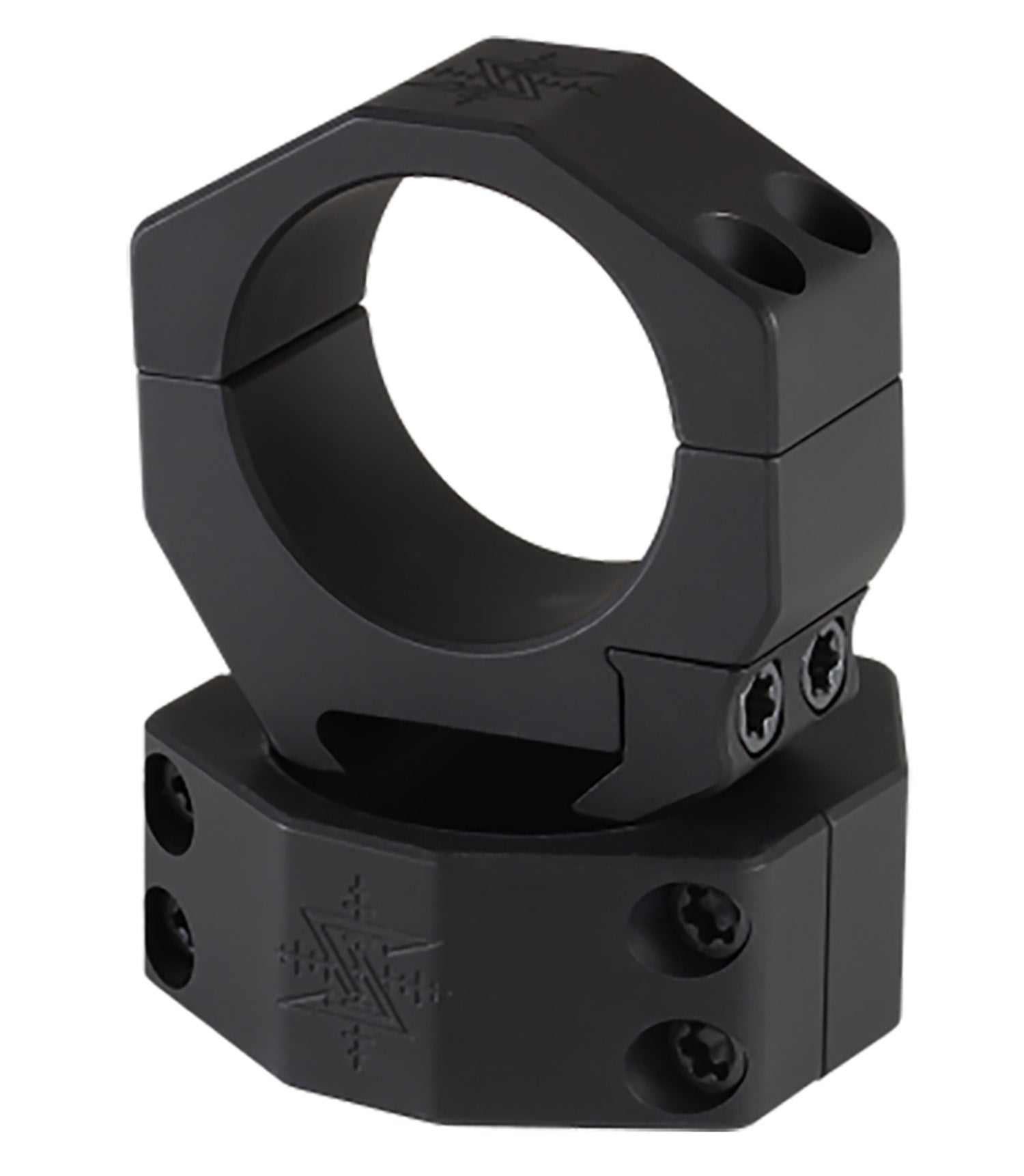 Seekins Precision 0010630012 34mm AR High Scope Rings Matte Black