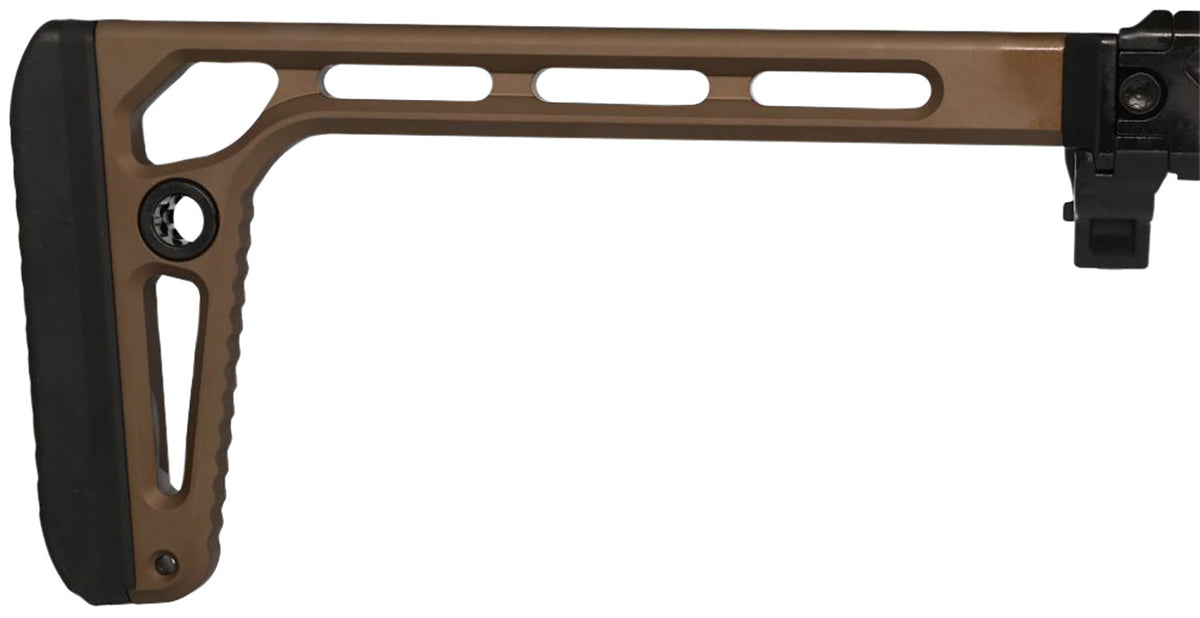 Sig Sauer 8901268 Minimalist Plus Folding Stock Coyote Brown Aluminum for Sig MCX/MPX 9" OAL