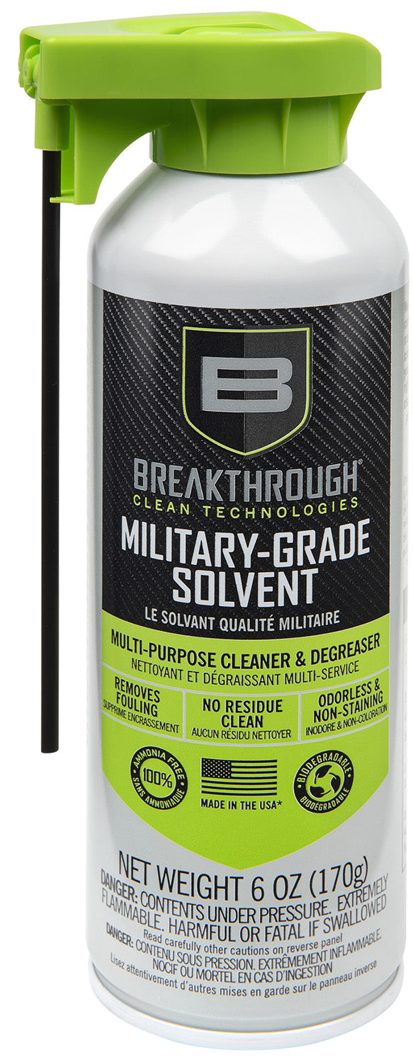 Breakthrough Clean BTAMS6OZ Military Grade Solvent Aerosol Spray 6 oz