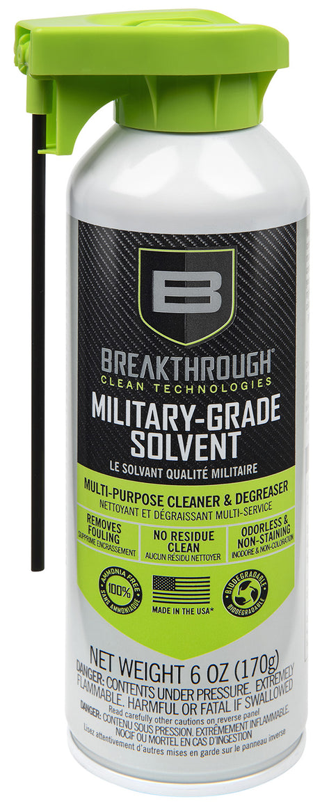 Breakthrough Clean BTAMS6OZ Military Grade Solvent Aerosol Spray 6 oz