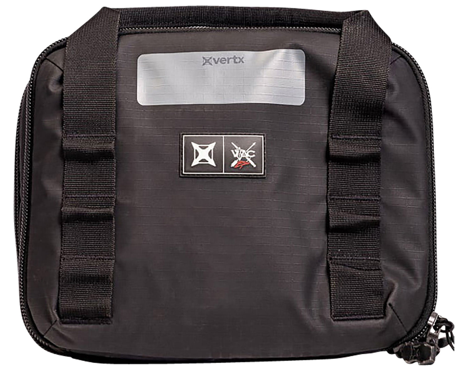 Vertx VTAC Double Pistol Case Black 420D Nylon Ripstop Holds 4 Handguns with Magazine Storage