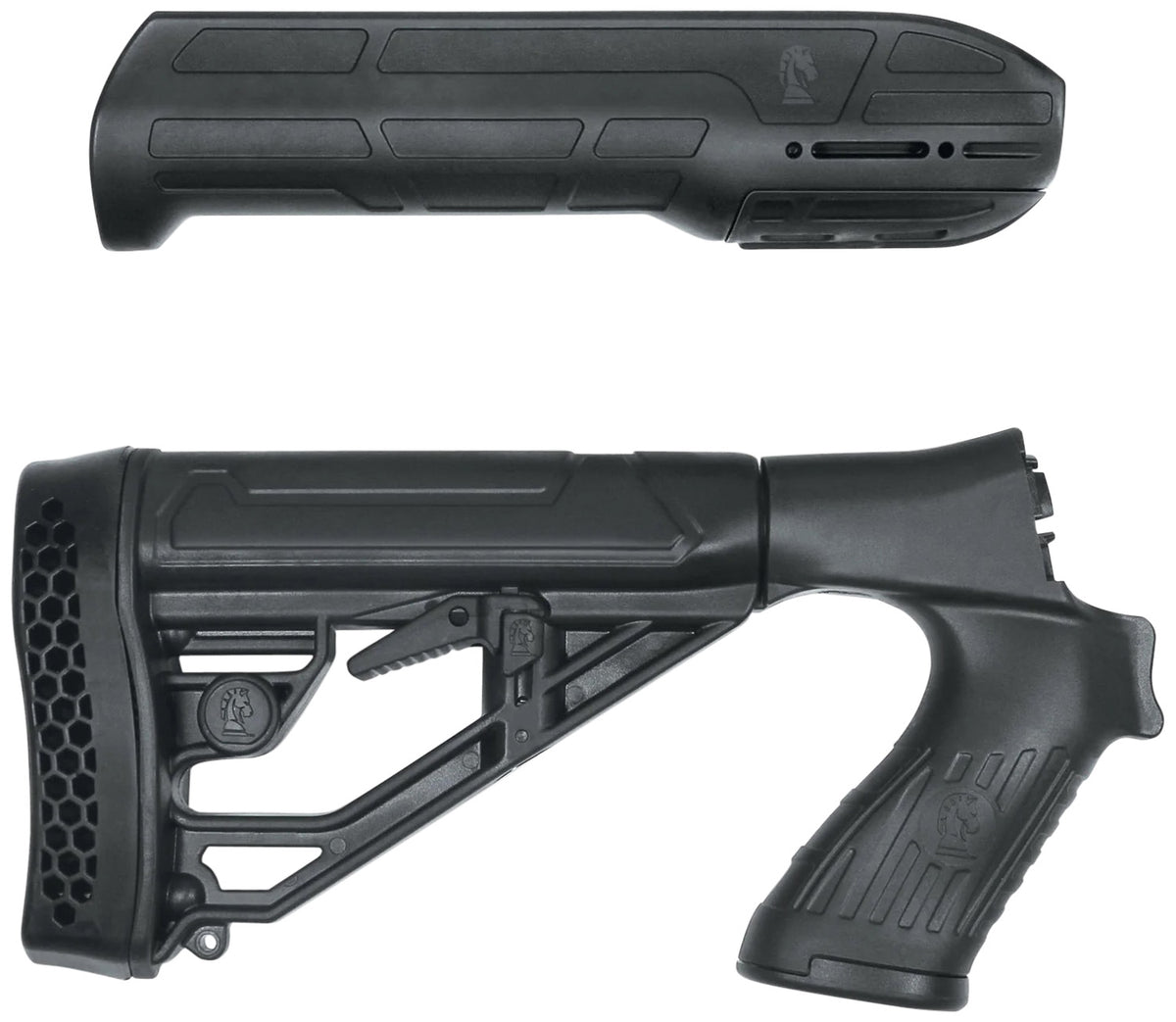 Adaptive Tactical AT02006 EX Performance Adjustable Stock and Forend Mossberg 500/590/88 12 Gauge Black