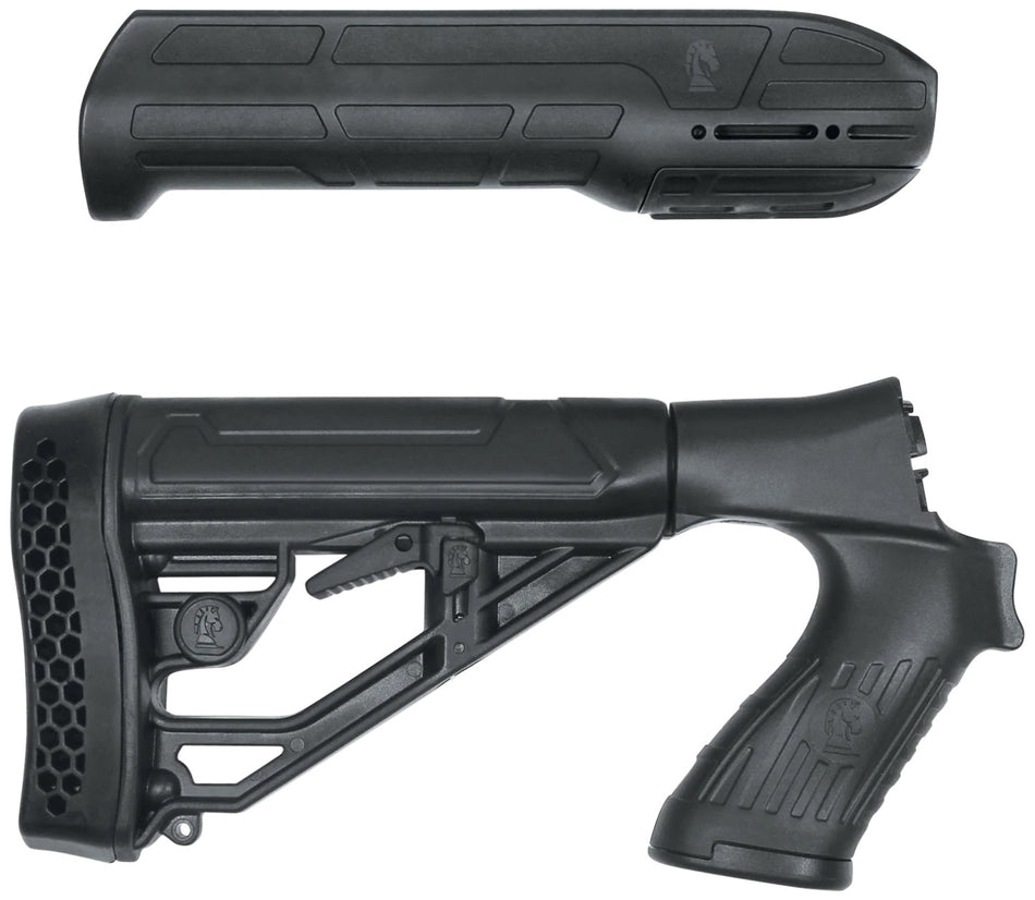 Adaptive Tactical AT02006 EX Performance Adjustable Stock and Forend Mossberg 500/590/88 12 Gauge Black