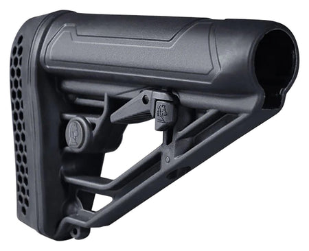 Adaptive Tactical AT02012 EX Performance Adjustable M4 Style Stock Black Synthetic AR-Platform Mil-Spec Buffer Tube