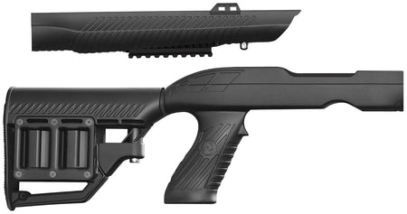 Adaptive Tactical AT02020 Tac-Hammer RM4 Takedown Rifle Stock Black Synthetic Fits Ruger 10/22 Takedown Factory Tapered Barrel