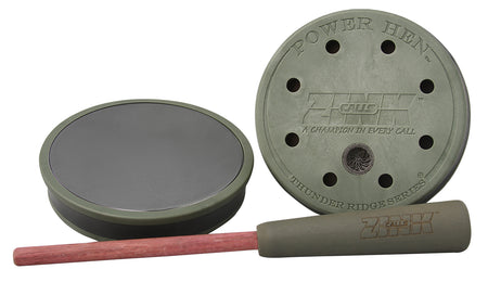 Zink ZNKZNK303 Thunder Ridge Pot Turkey Call Slate/Polycarbonate/Wood Green/Purple