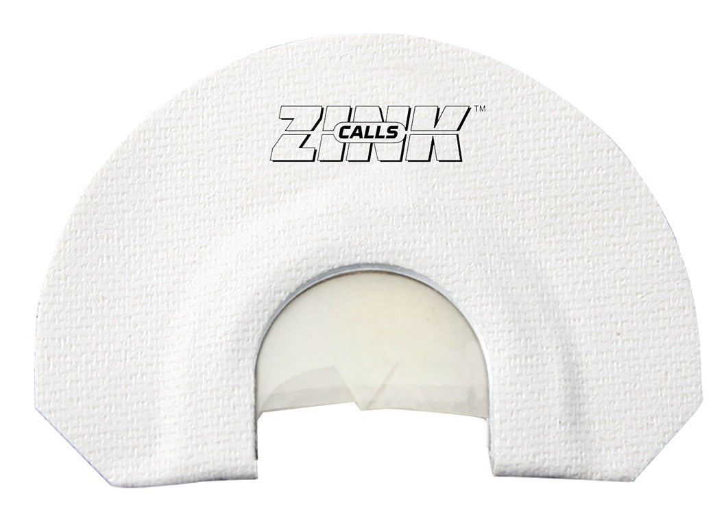 Zink ZNKZNK312 Lucky Lady Triple Reed Turkey Diaphragm Call White V-Notch Cut