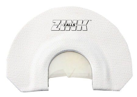 Zink ZNKZNK312 Lucky Lady Triple Reed Turkey Diaphragm Call White V-Notch Cut